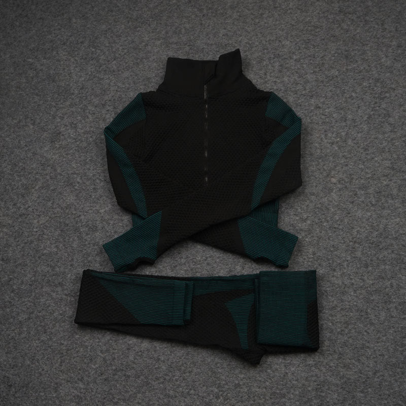 Three-piece Stretch Fitness Yoga Suit