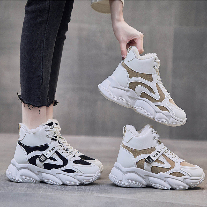 Women’s Fleece-Lined High Top Sneakers