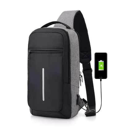 Anti-theft USB Charging Chest Bag