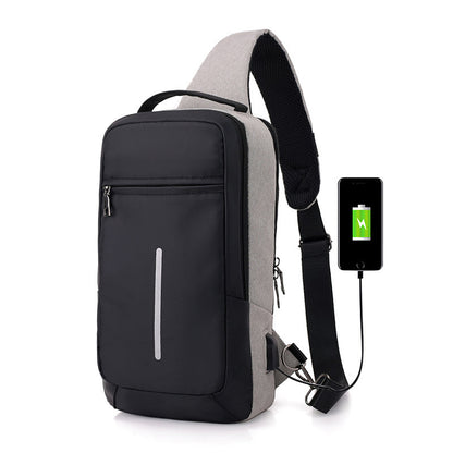 Anti-theft USB Charging Chest Bag
