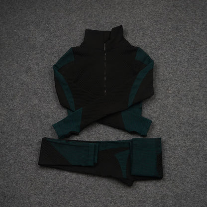 Three-piece Stretch Fitness Yoga Suit