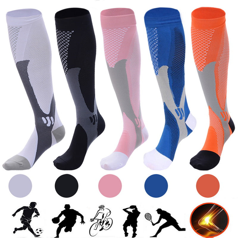 Compression Socks For Men&amp;Women Best Graduated Athletic Fit For Running Flight Travel Boost Stamina Circulation&amp;Recovery Socks