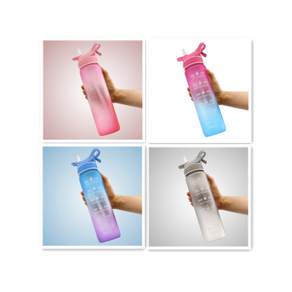 Sports Water Bottle with Straw