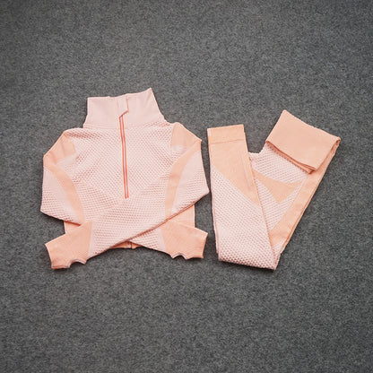 Three-piece Stretch Fitness Yoga Suit