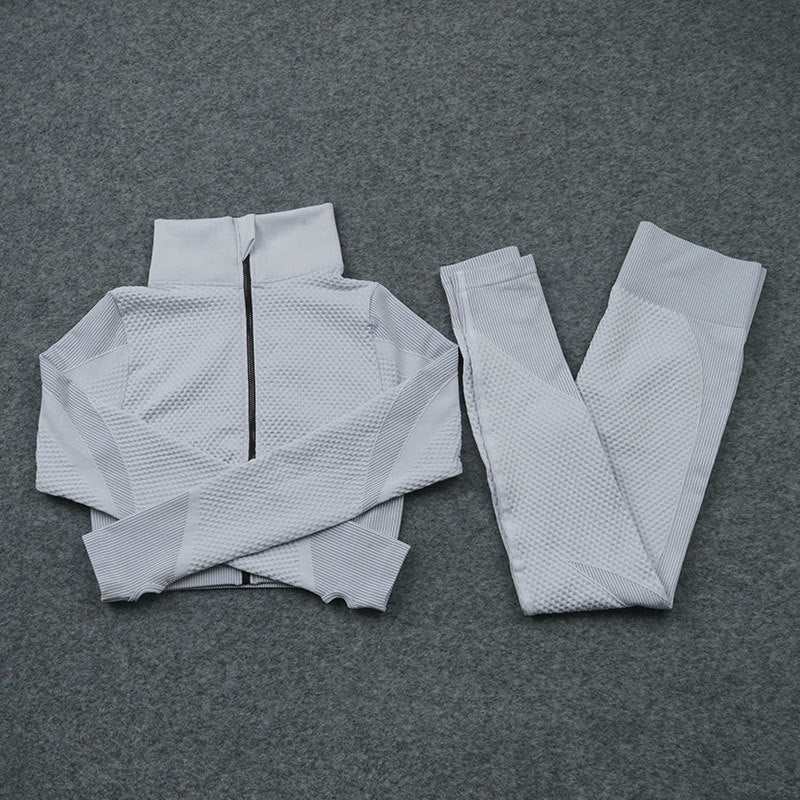 Three-piece Stretch Fitness Yoga Suit