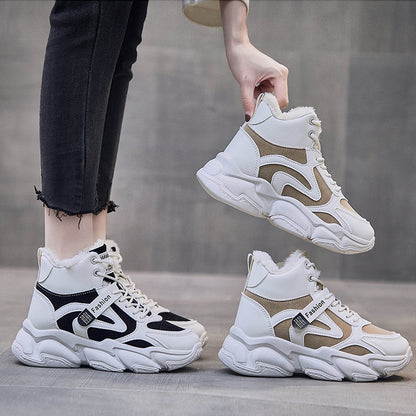 Women’s Fleece-Lined High Top Sneakers